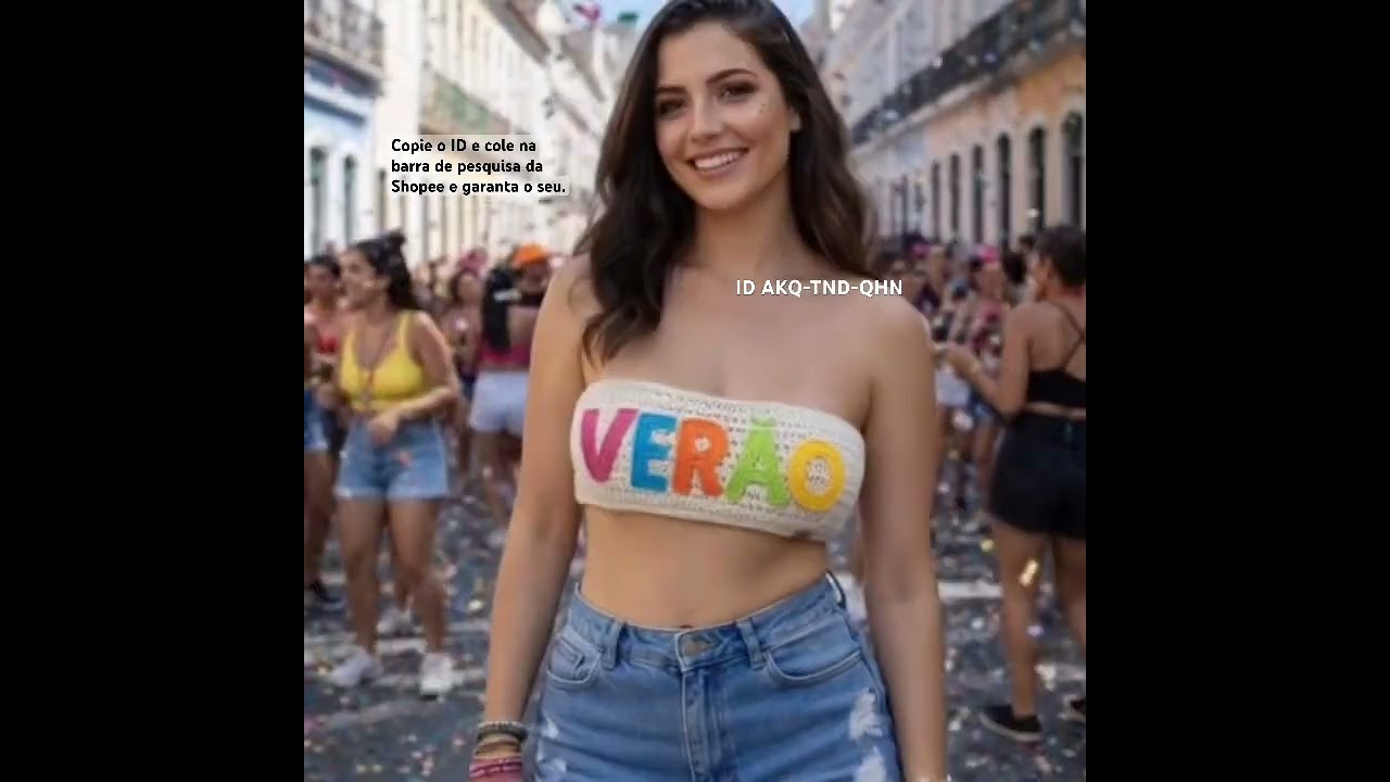 “O top de crochê que vai fazer sucesso no Carnaval e com preço imperdível na Shopee. 