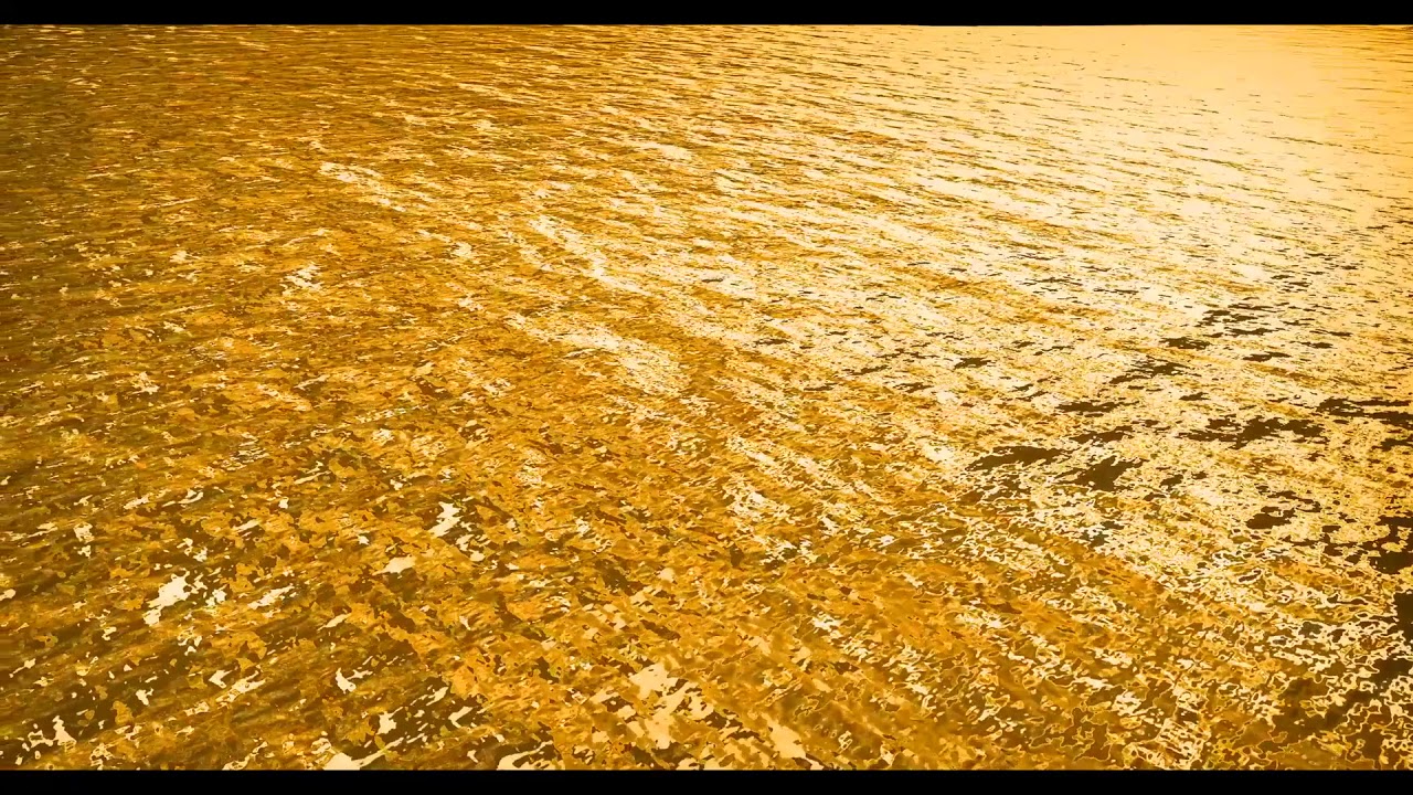 Golden water background video black water background video