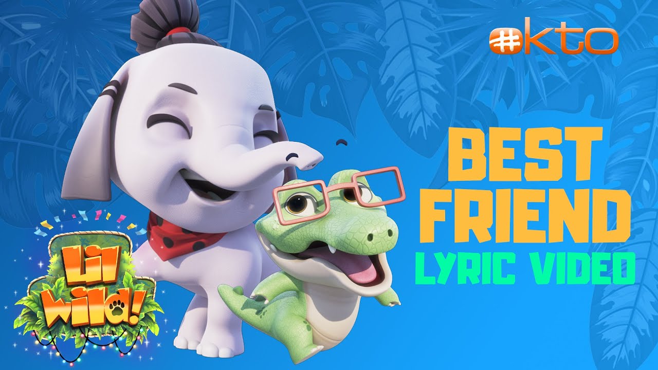 Kids Songs with Animals | Lil Wild Holiday Special | Best Friend (Lyric Video)🎶 |@mediacorpokto