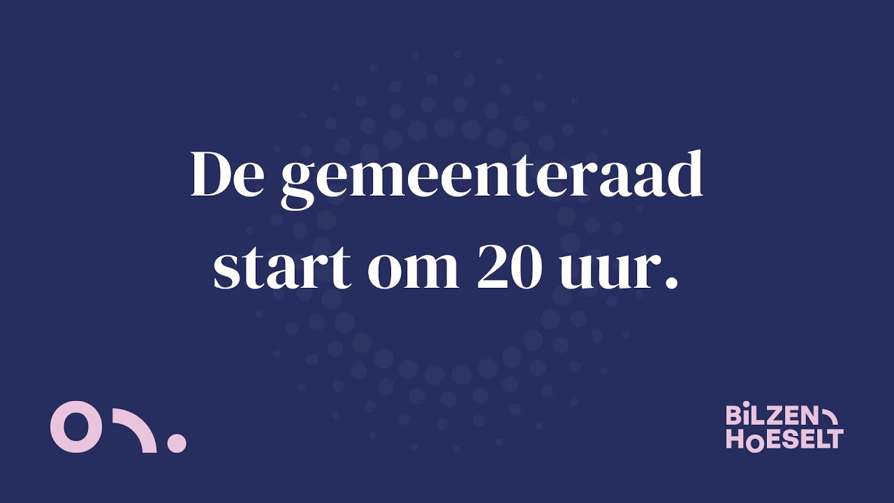 Livestream Gemeenteraad 27 januari 2026