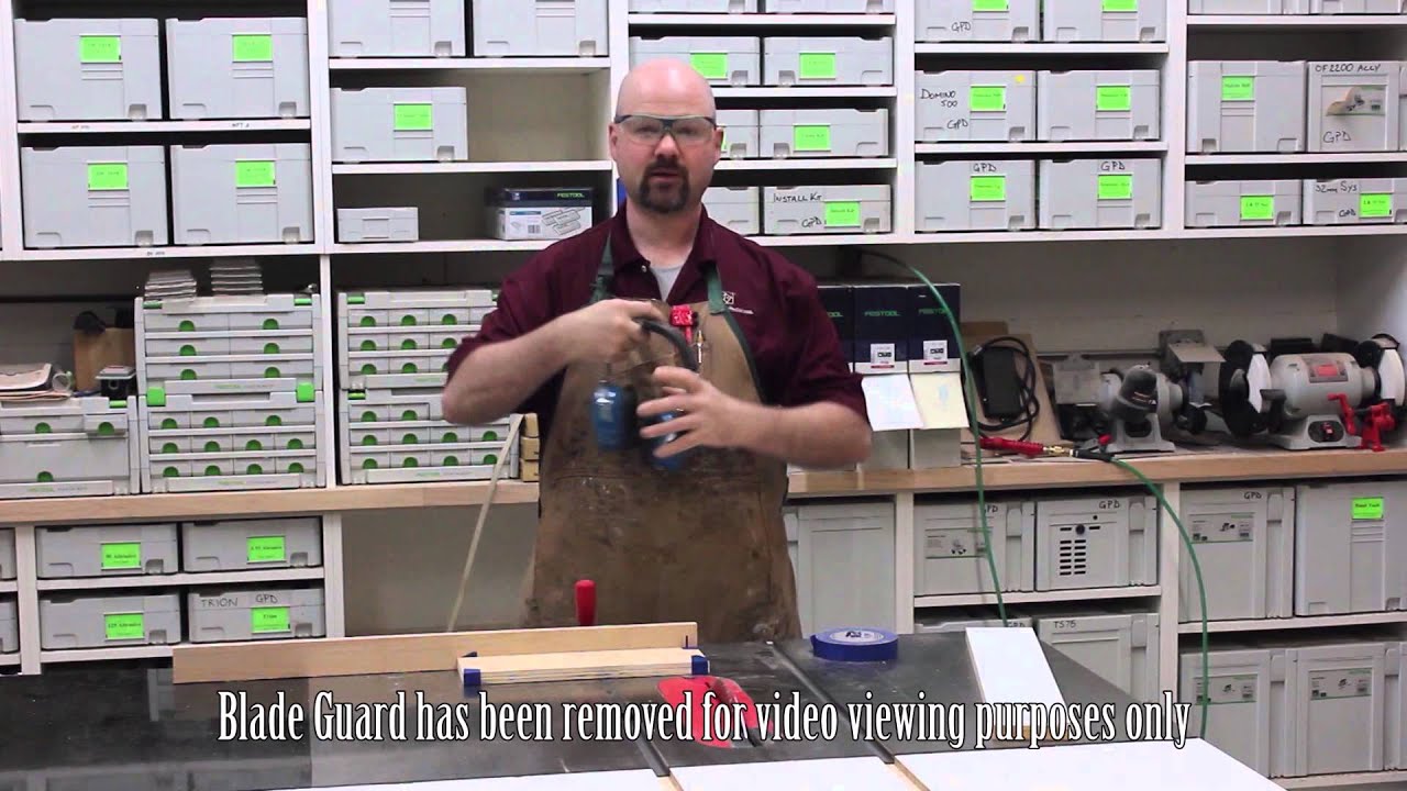 Eliminating Tear Out On Your SawStop Table Saw