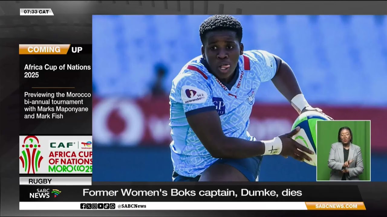 Former Springbok Women's and Bulls Daisies captain, Lusanda Dumke passes away
