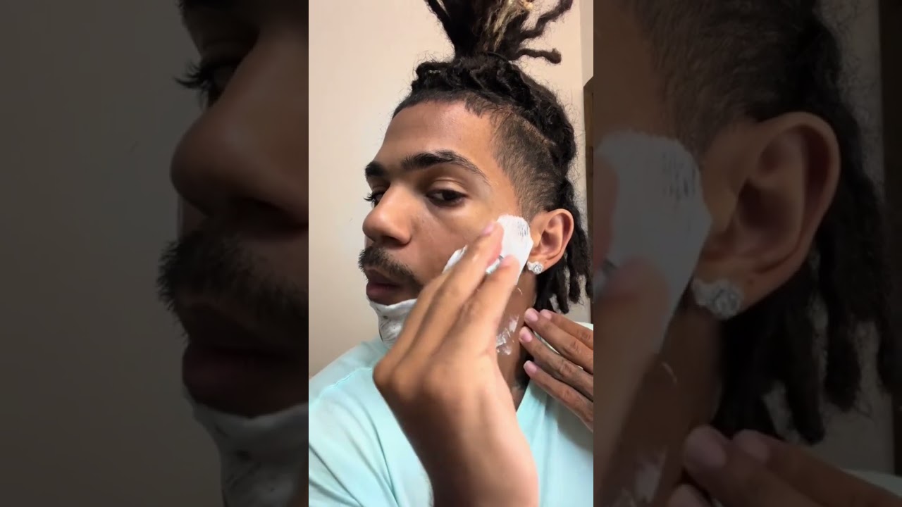 Shaving Full Beard ASMR😳Part 5 #shave #shaveasmr #barber #straightrazor
