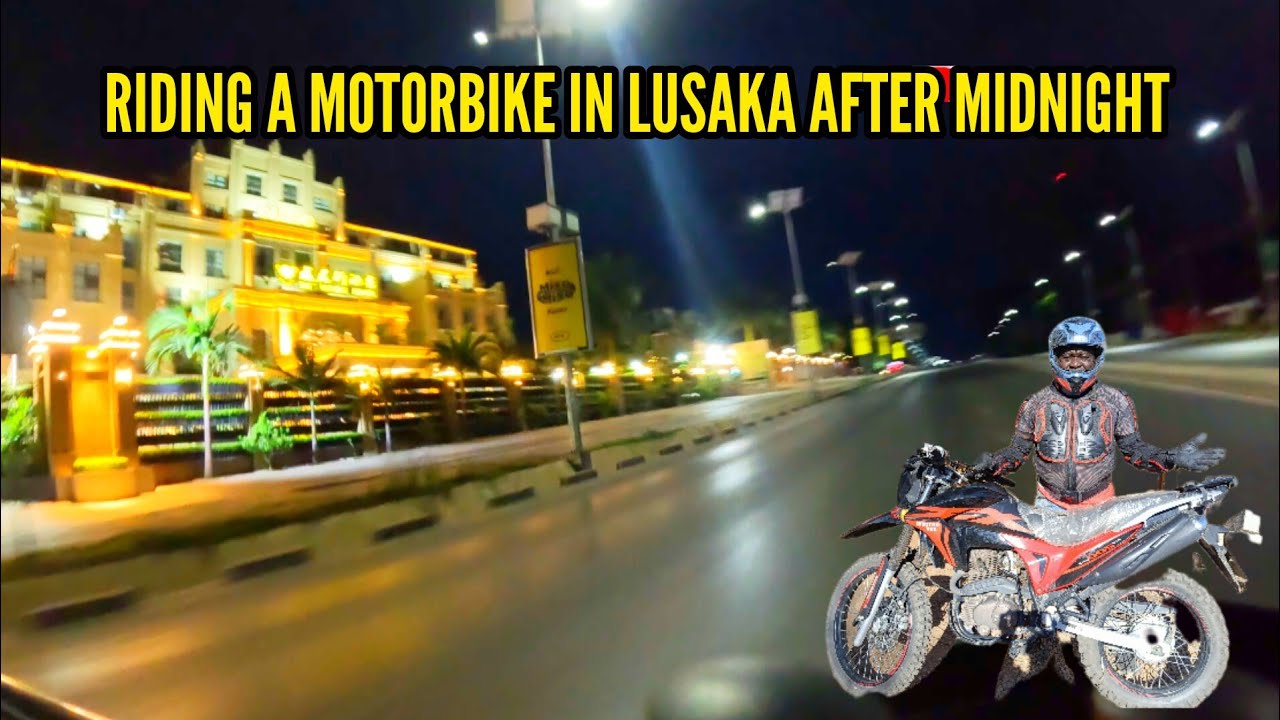 Gatoma 200 Motorbike Night Experience You Won't Believe This Is Lusaka At Night