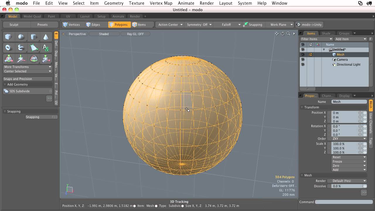 Creating Basic 3D Primitives