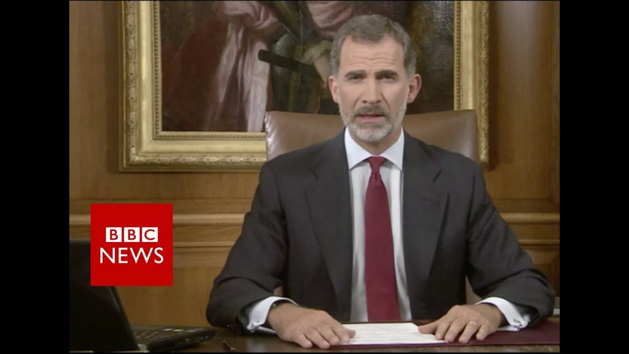 Spanish King: Catalan society is fractured - BBC News