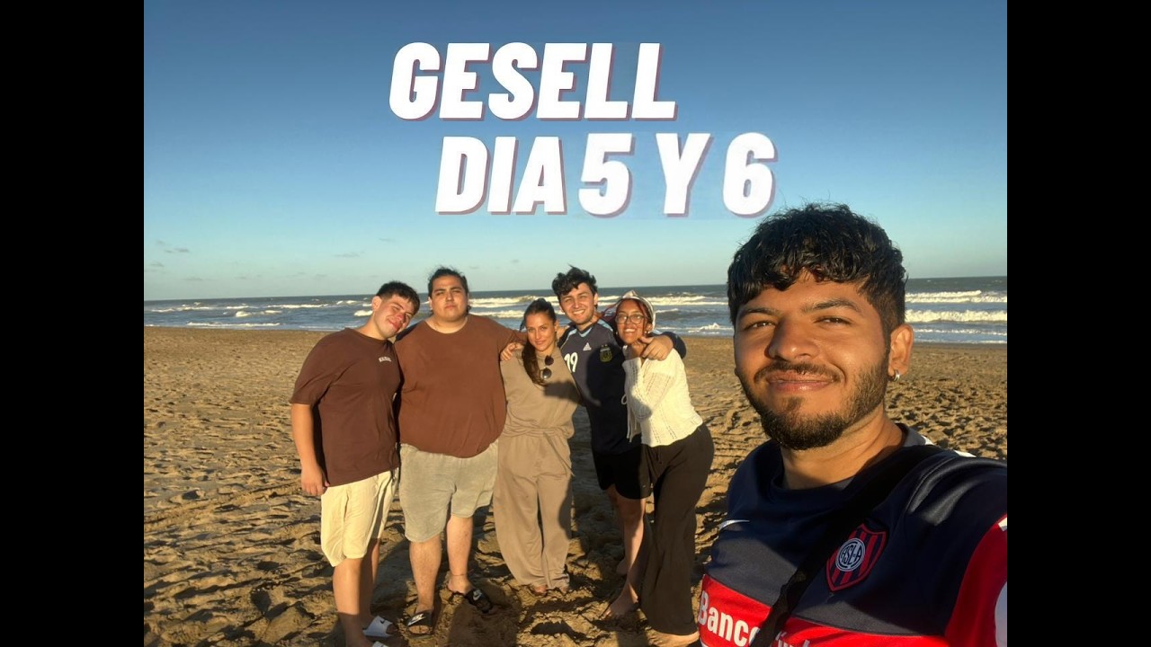 Villa Gesell Días 5 y 6 🌊 | Más playa, risas y convivencia con el combo