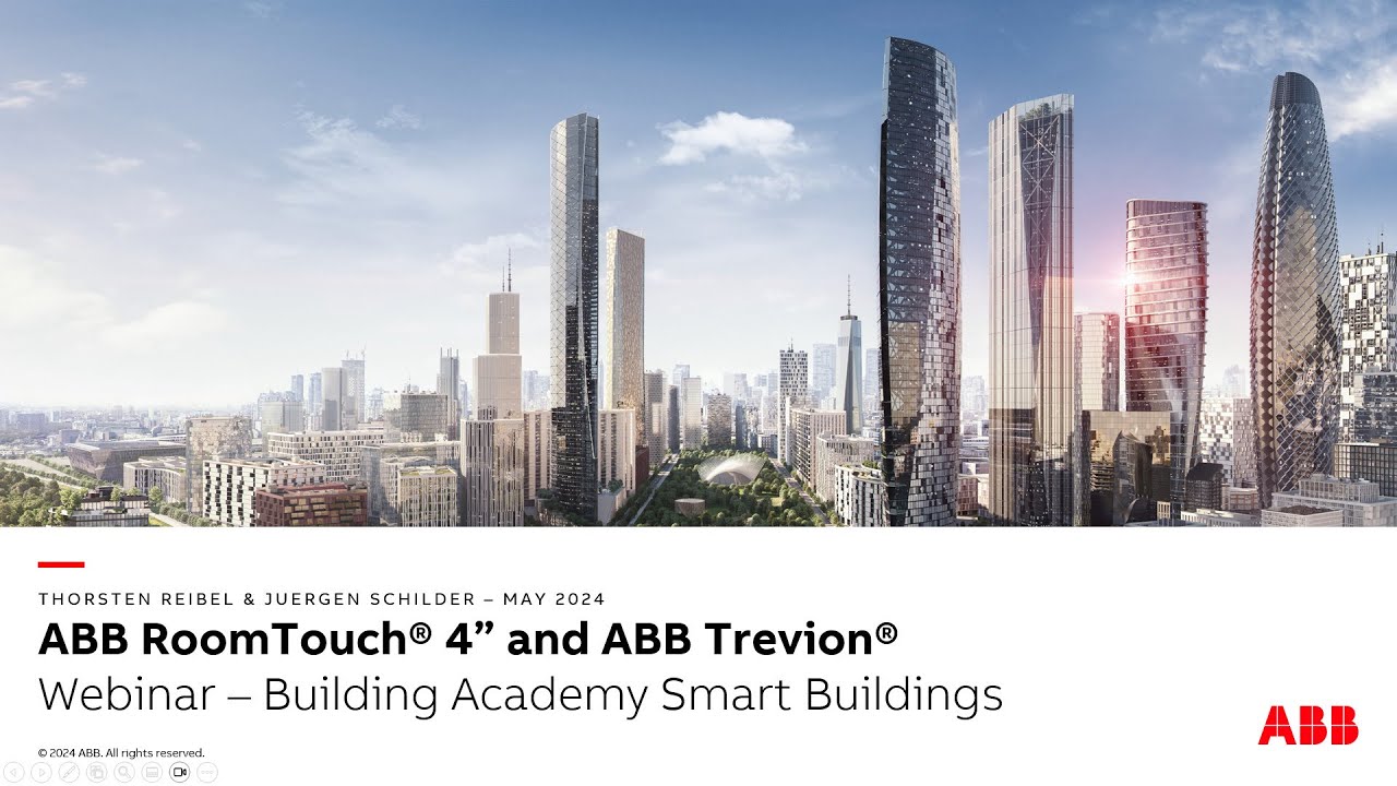Webinar about ABB RoomTouch® 4” and ABB Trevion®