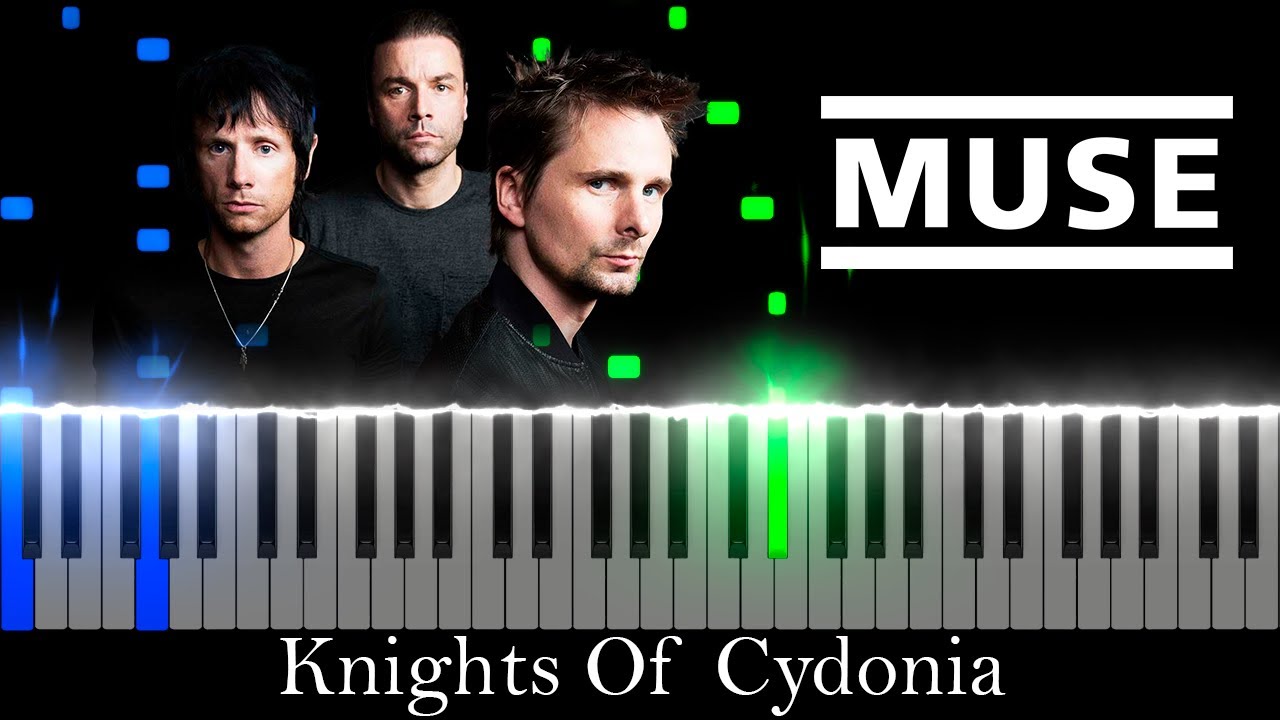 Knights of Cydonia - MUSE (Visual Piano Tutorial/Best Version)