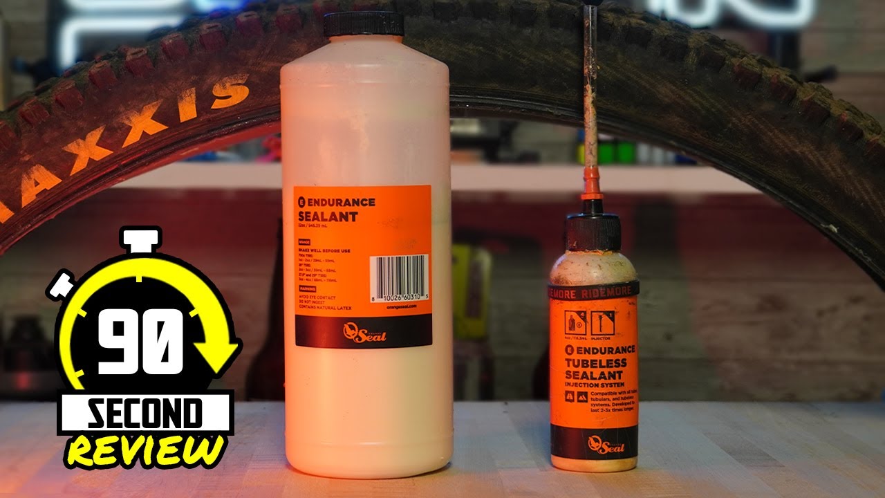 If you're going tubeless, this stuff is the best! - Orange Seal Endurance - 90 Second Review