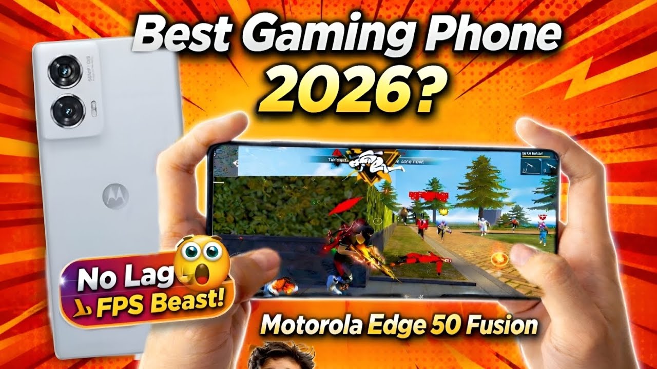 Motorola Edge 50 Fusion Gaming Review | Free Fire 90FPS Test 😱