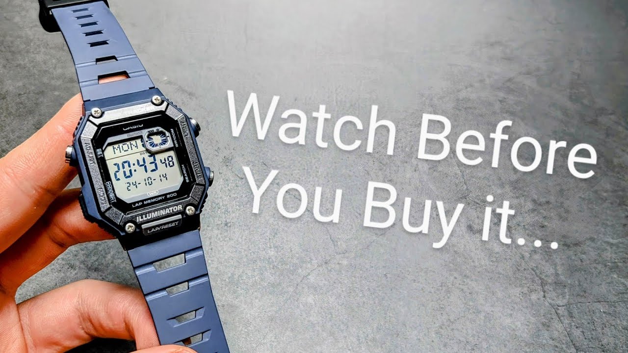 НЕГАТИВЫ Casio WS B1000 и то, что вам НУЖНО знать!
