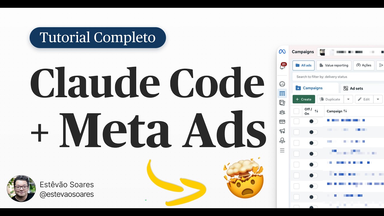NA PRÁTICA | CLAUDE CODE com META ADS (API Oficial)
