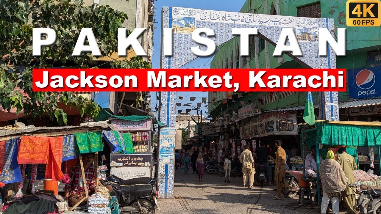 Jackson Market Walking Tour | Karachi, Pakistan | Full Mooni Vlogs | 4K UHD | 60FPS
