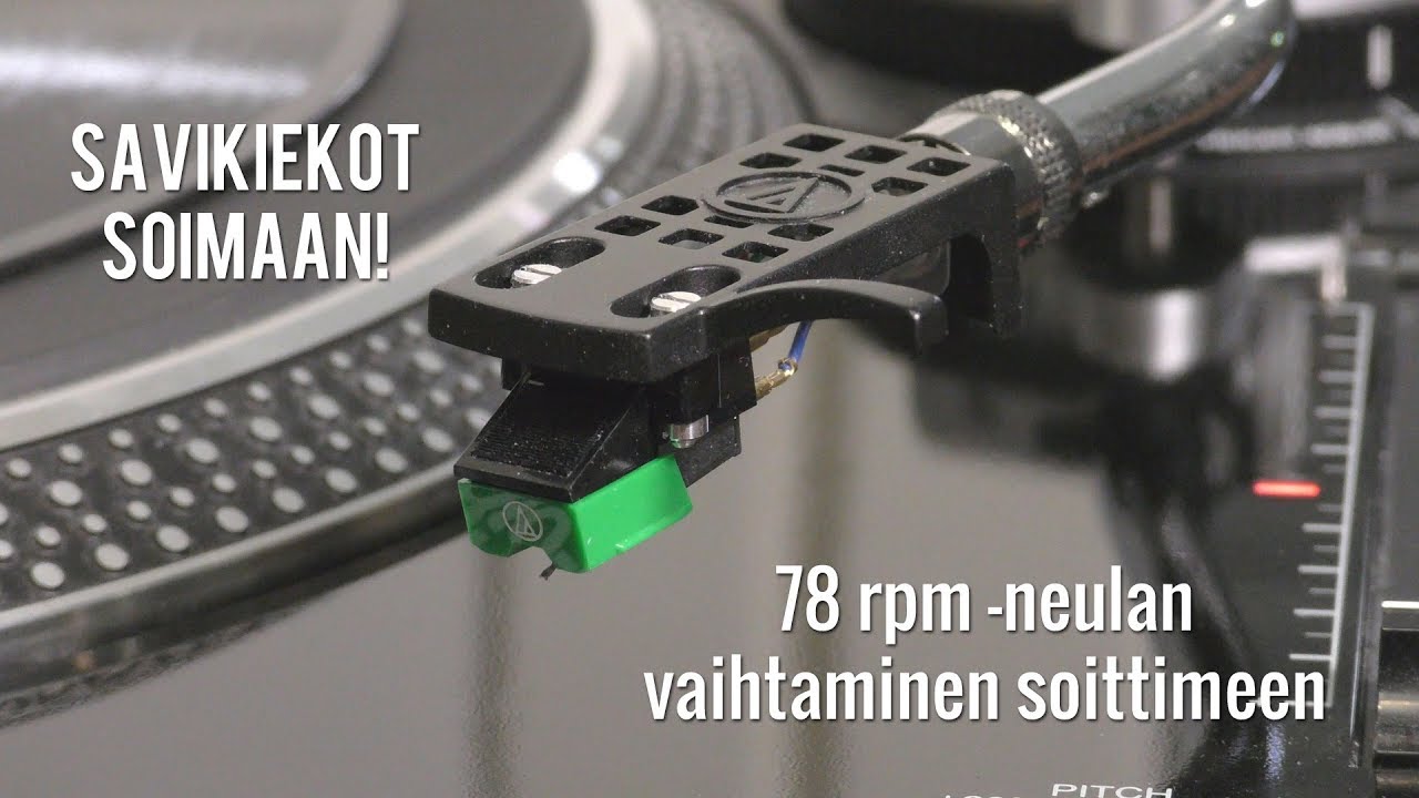 Savikiekkoneulan vaihtaminen levysoittimeen | Tekniikkaparkki Retro