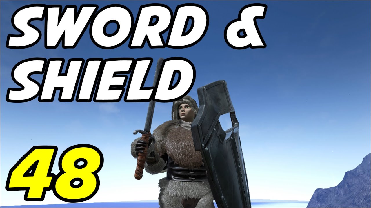 ARK Survival Evolved E48 "Sword and Shield!" (Gameplay / Playthrough / 1080p)