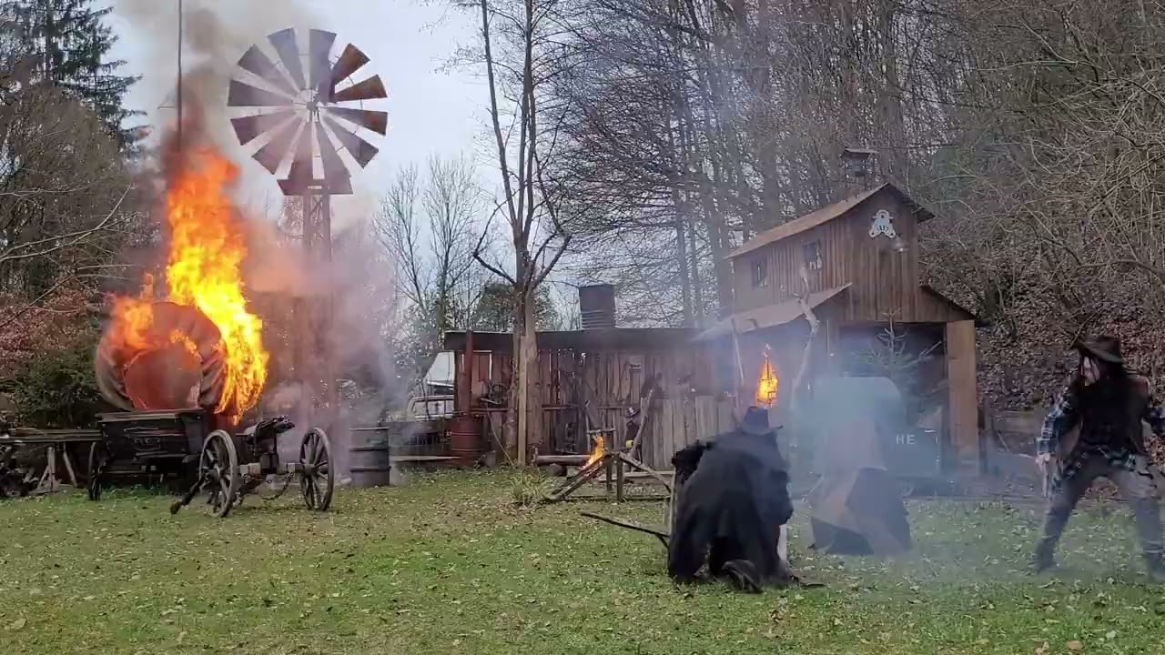 Prüfung im Bühnenpyrotechniker Kurs der Pyrotechnikerschule