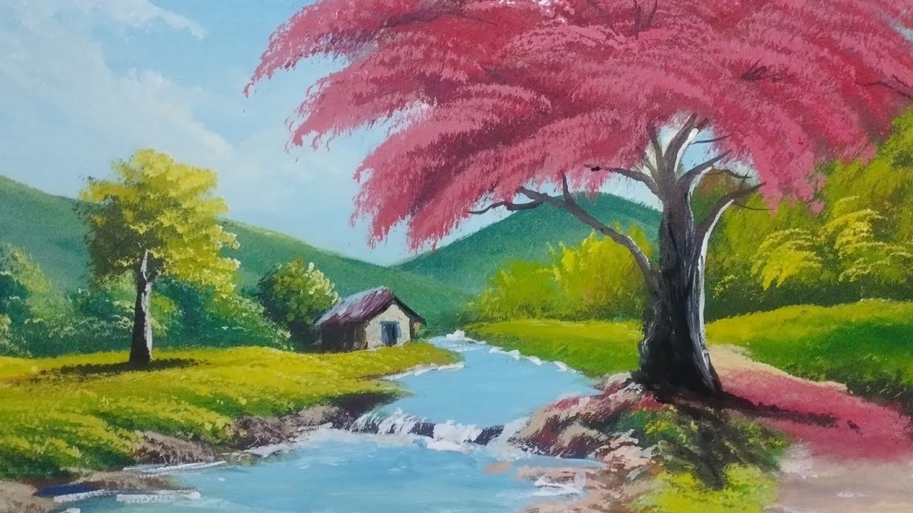 AULA de pintura passo a passo