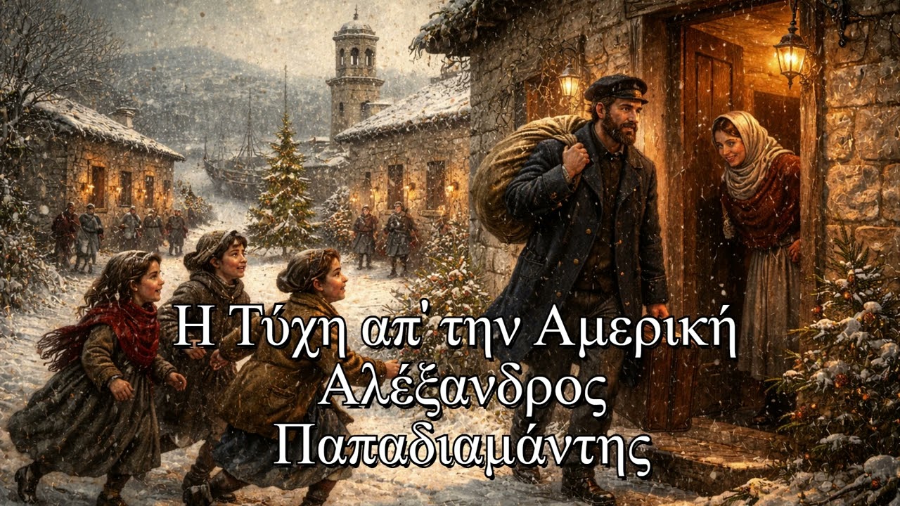 Η Τύχη απ’ την Αμερική - Αλέξανδρος Παπαδιαμάντης - Χριστουγεννιάτικο Διήγημα