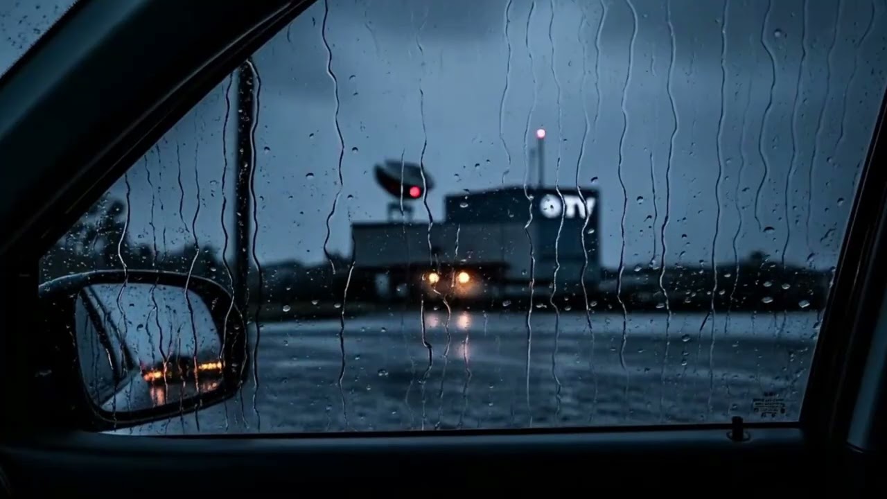 Relaxing Heavy Rain on Car Roof - Sleep Instantly, Calm Mind, Sounds for Peace of Mind