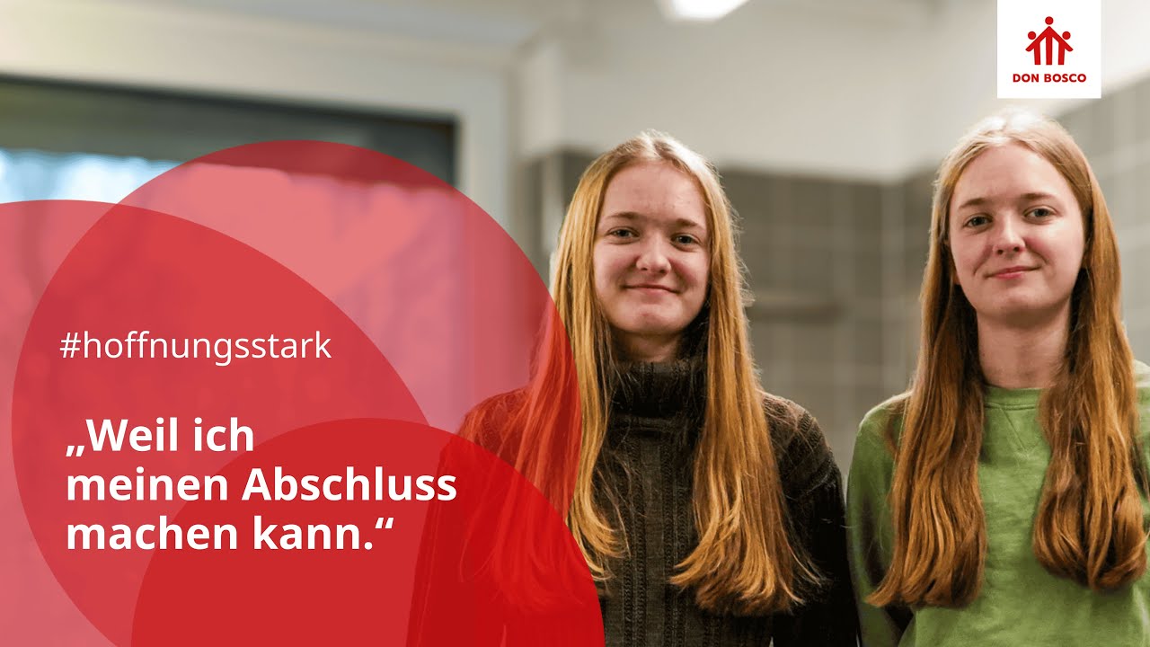 Lena: „Hoffnung, weil ich meinen Abschluss und dann meinen Traumjob machen kann.“ | #hoffnungsstark