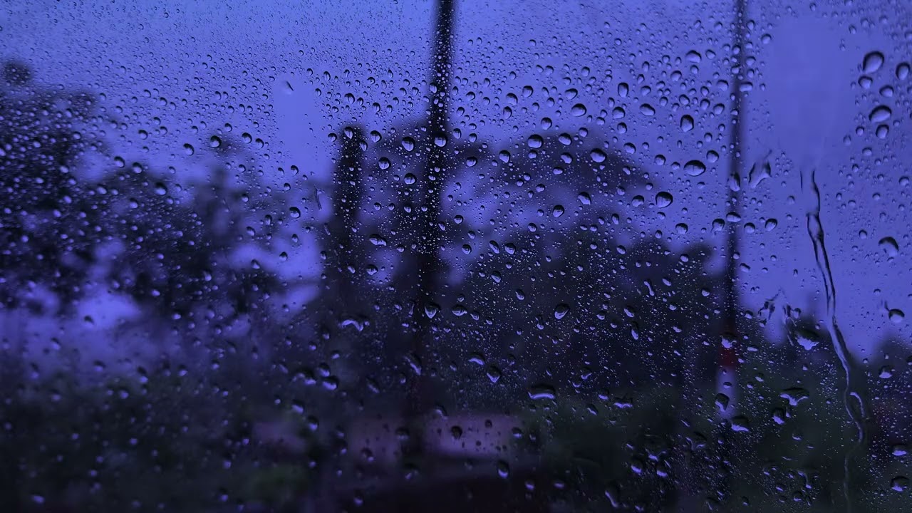 Rain Sounds on Windown | Rainstorm Sounds For Relaxing, Focus or Sleep | White Noise 10 Hours