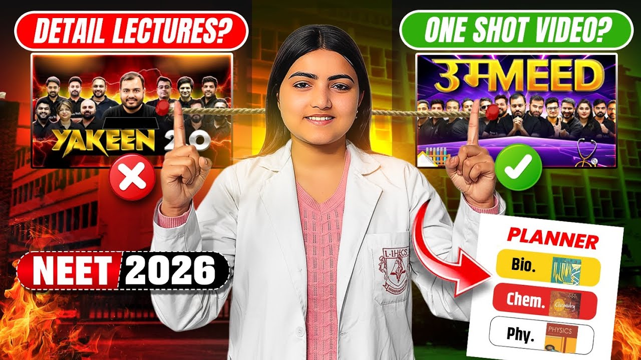 Can You Crack NEET by one shots?😱1 Shot + This time table =🔥(650+ in NEET 2026)