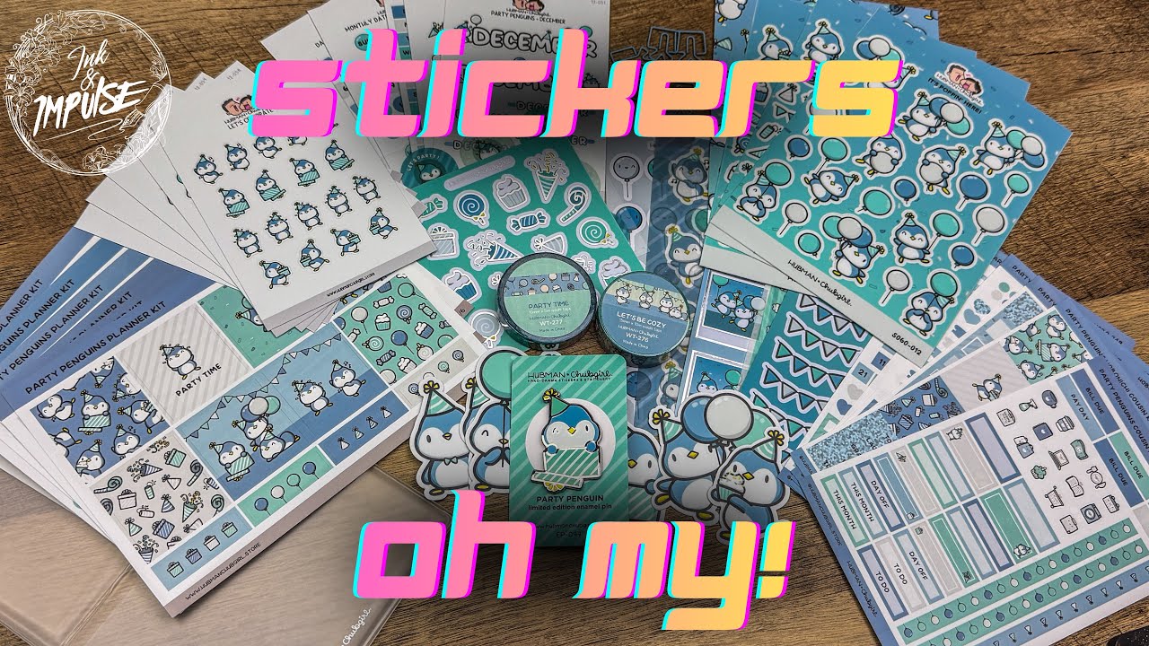 Подписка на суперстикеры Hubman и Chubgirl! Пингвины-вечеринки!