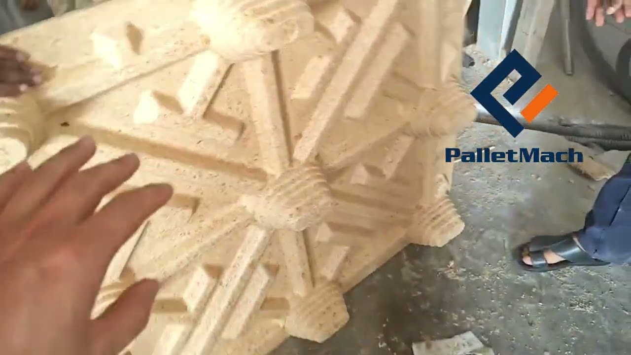 High quality molded pallets produced by our compressed pallet machines