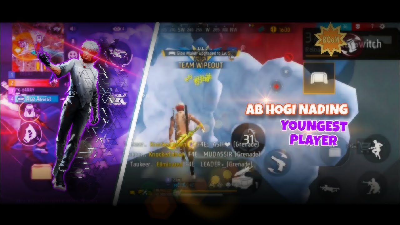 NADING HIGHLIGHTS BY INDIA'S YOUNGEST NADER IN FREE FIRE ESPORTS 💥🎖️