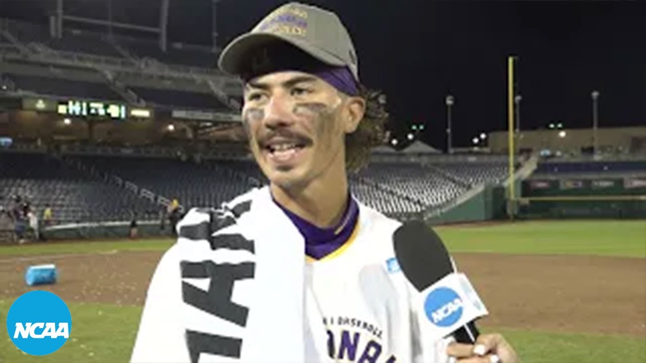 Hear from Jordan Thompson after LSU's championship win