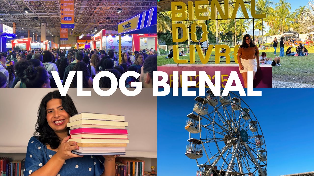 Vlog BIENAL 2025 + livros que comprei 📚