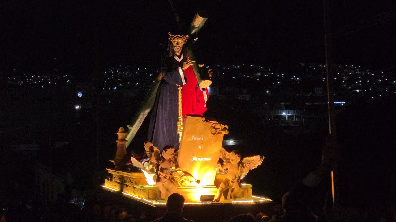 Jesús Nazareno de los Viacrucis de Catedral de Huehuetenango. 