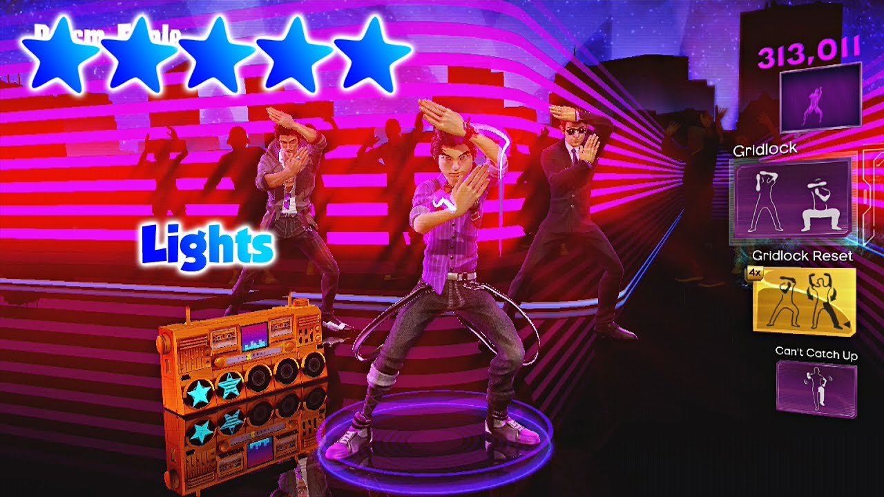 Dance Central 3 - Lights (DLC) - 5 Gold Stars