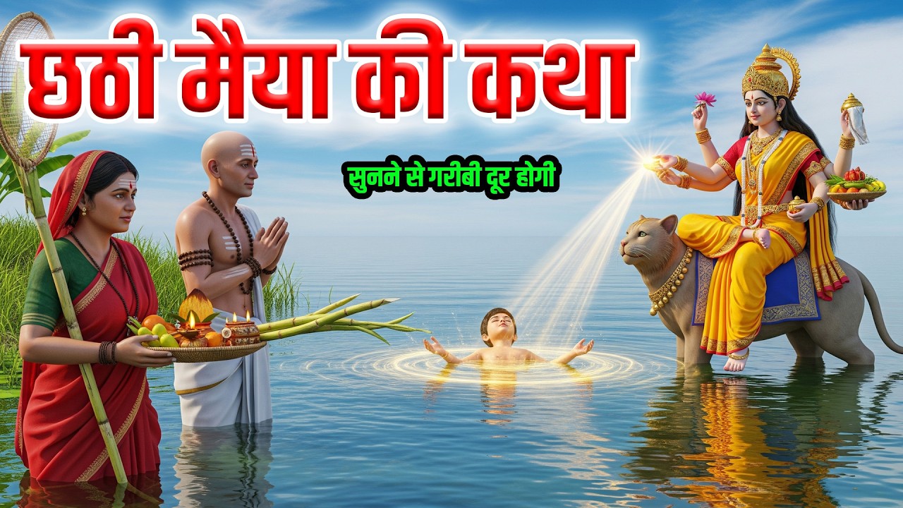 छठी मैया की महान कथा सुनने मात्र से गरीबी दूर होते है | Chhath Pooja #chhathpuja