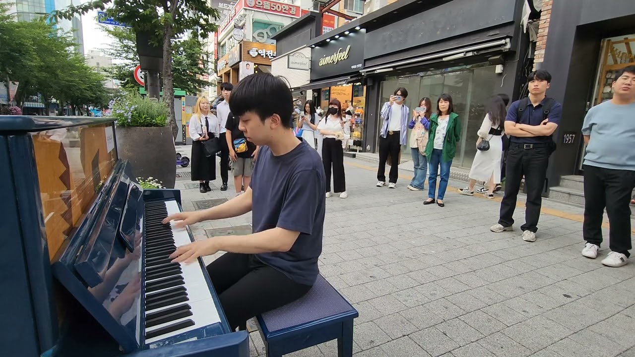 길거리에서 캐논 락 쳐보기