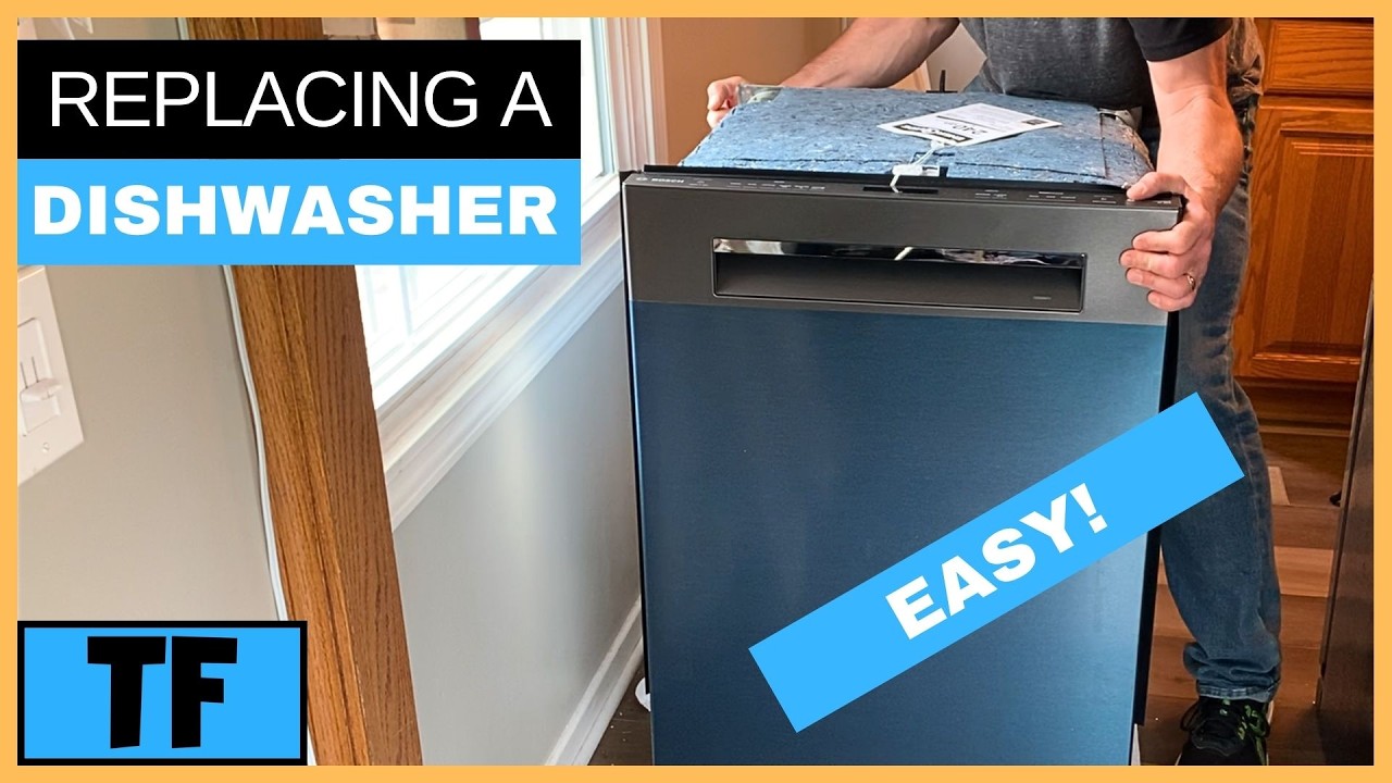 HOW TO REPLACE OR INSTALL A DISHWASHER - (Step By Step Guide) Bosch 800 Series