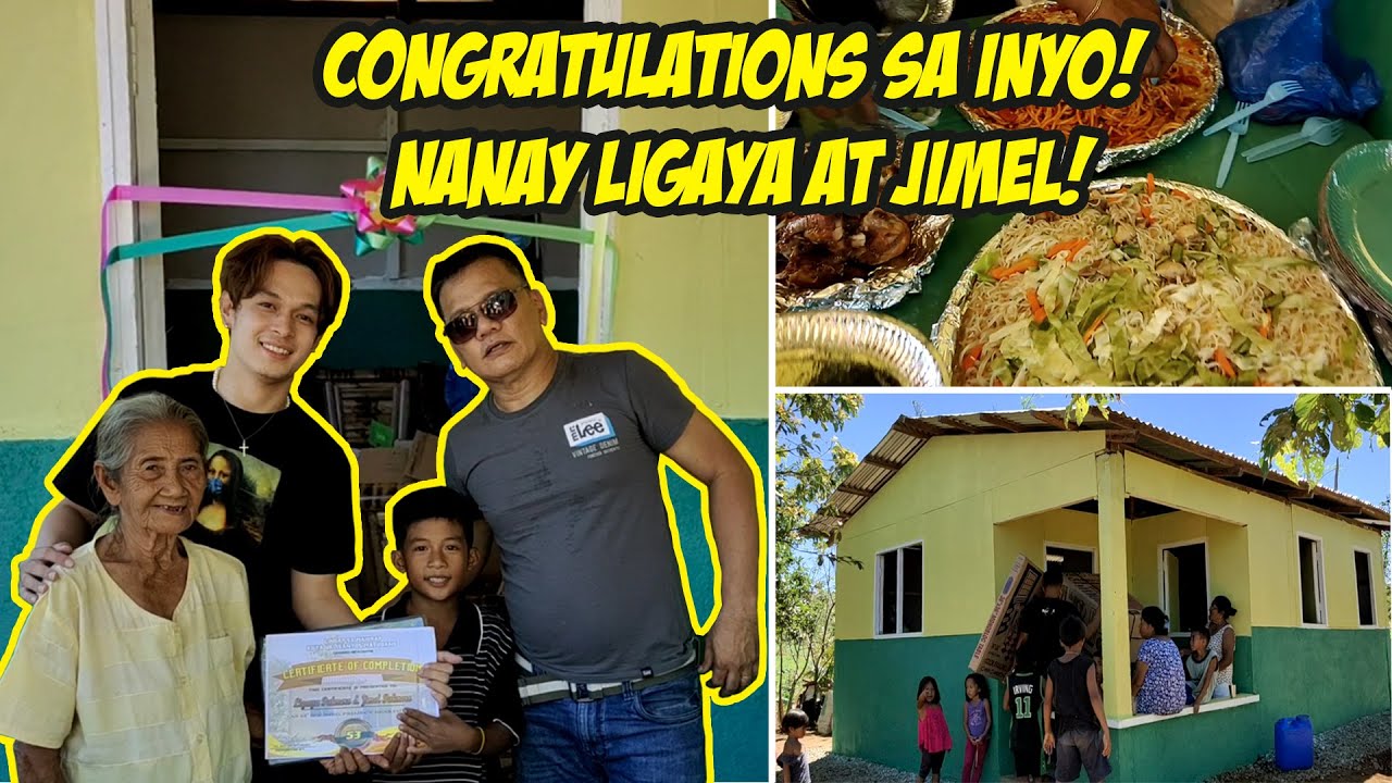 MALIGAYANG-MALIGAYA NA SI NANAY LIGAYA AT JIMEL! | RIBBON CUTTING SA BAGONG BAHAY