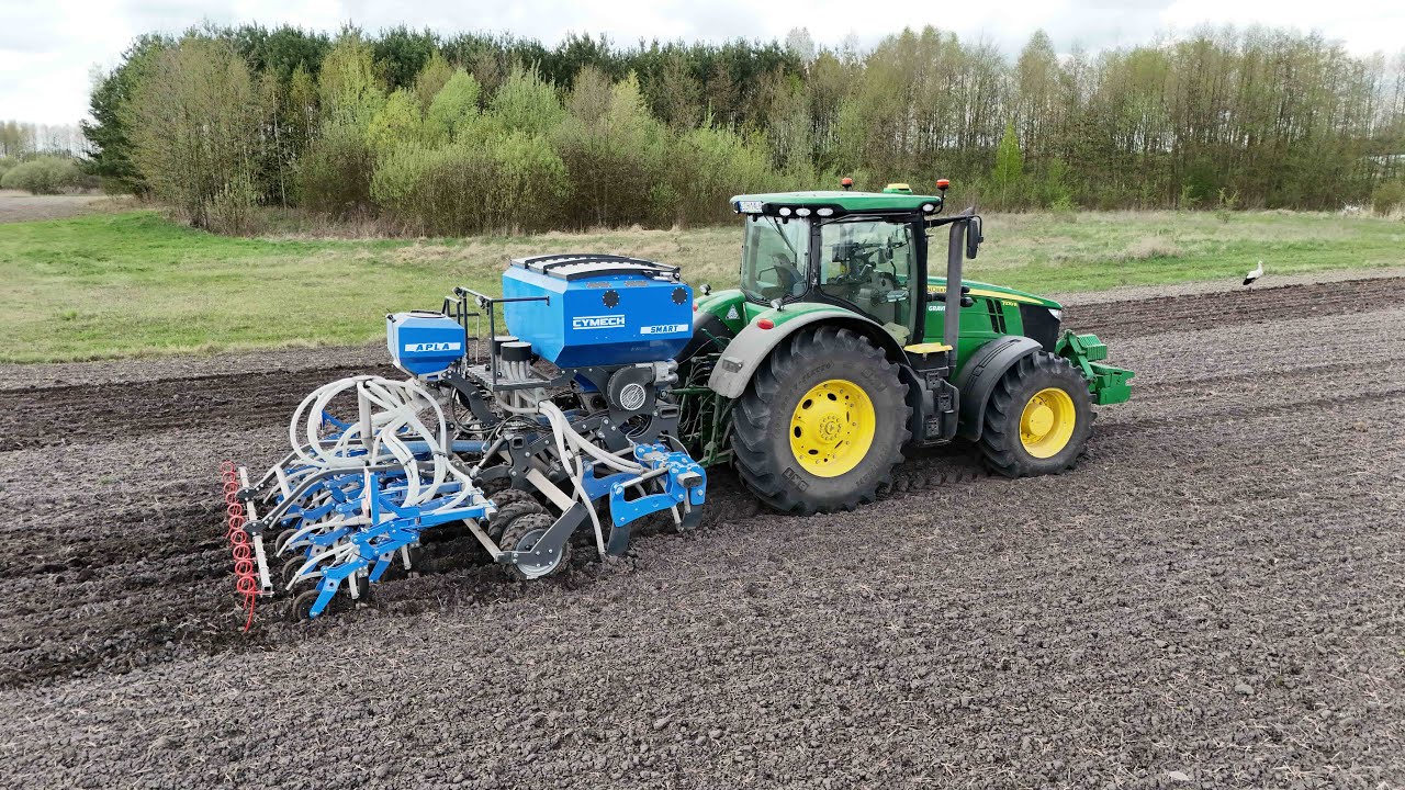 CYMECH SMART R9 - Siewnik do uprawy Strip Till firmy Cymech | Siew Soi 2025 |