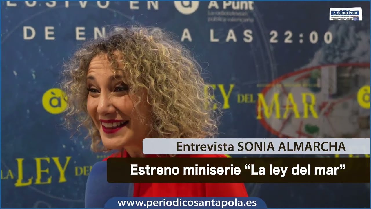 Entrevista Sonia Almarcha: Estreno miniserie 