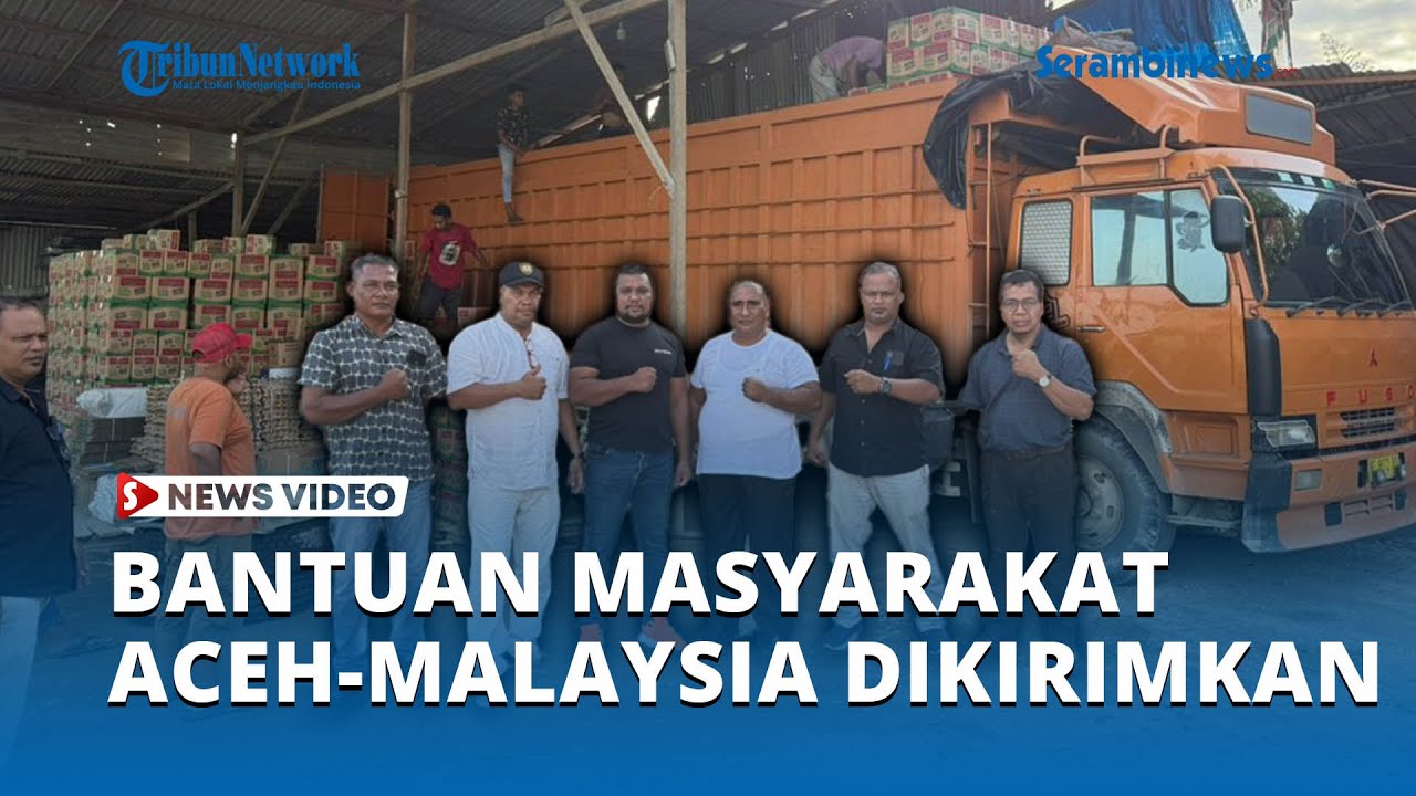 Bantuan Masyarakat Aceh-Malaysia Disalurkan Ke Daerah Bencana