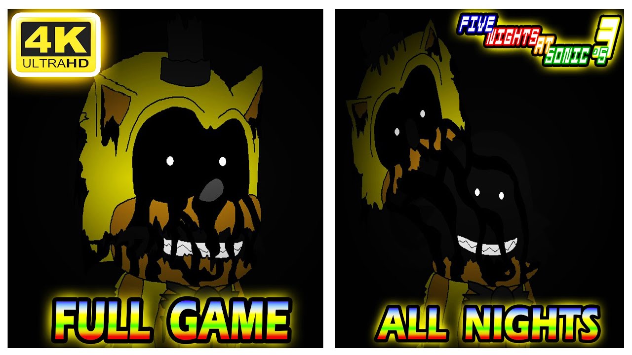 FNaS 3: All Stars (Cancelled Build) - 100% Full Walkthrough Gameplay (All Nights & Endings) (UHD)