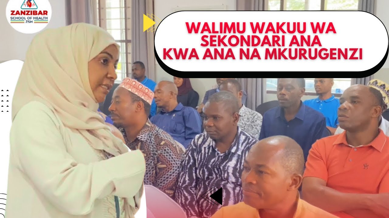 WALIMU WAKUU ANA KWA ANA NA MKURUGENZI UNGUJA (ZANZIBAR SCHOOL OF HEALTH)