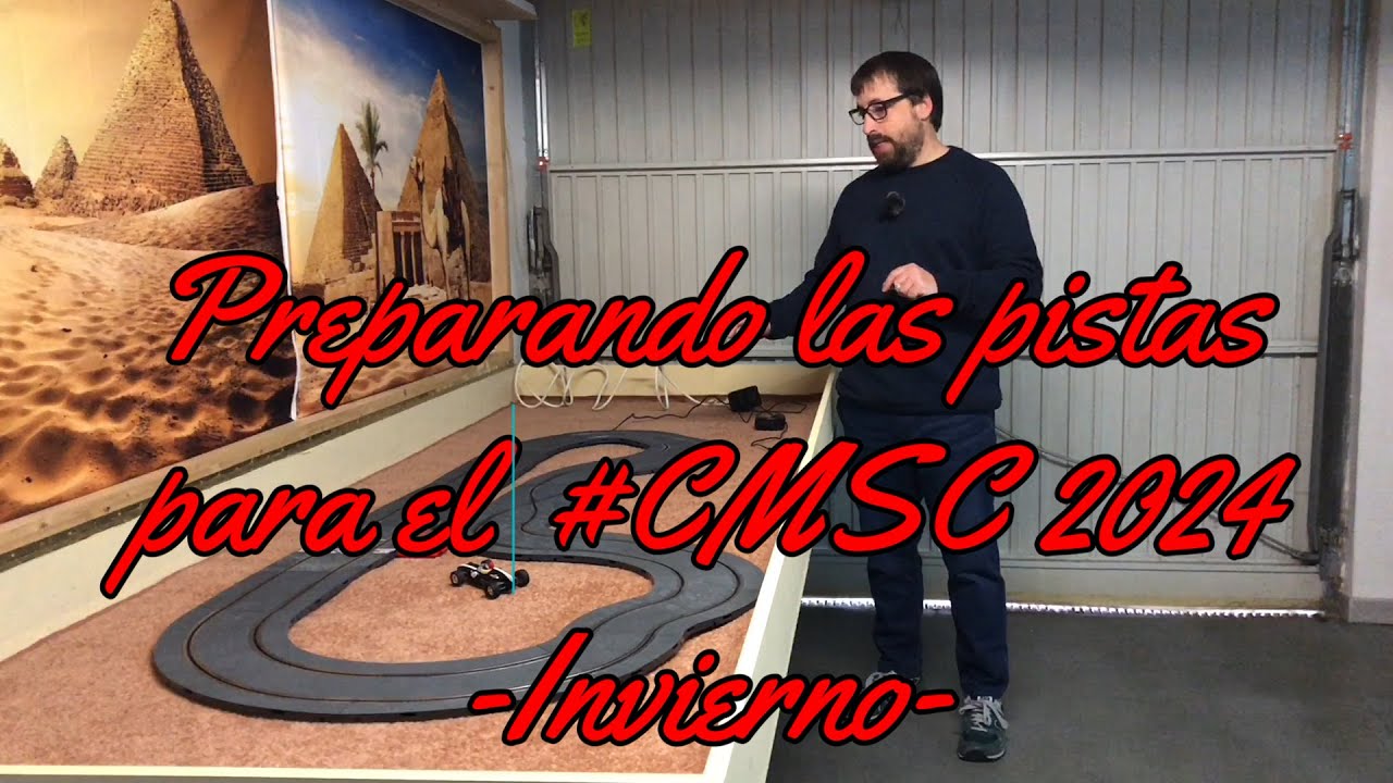 158.- Preparando las pistas de Scalextric para la edición de invierno del 