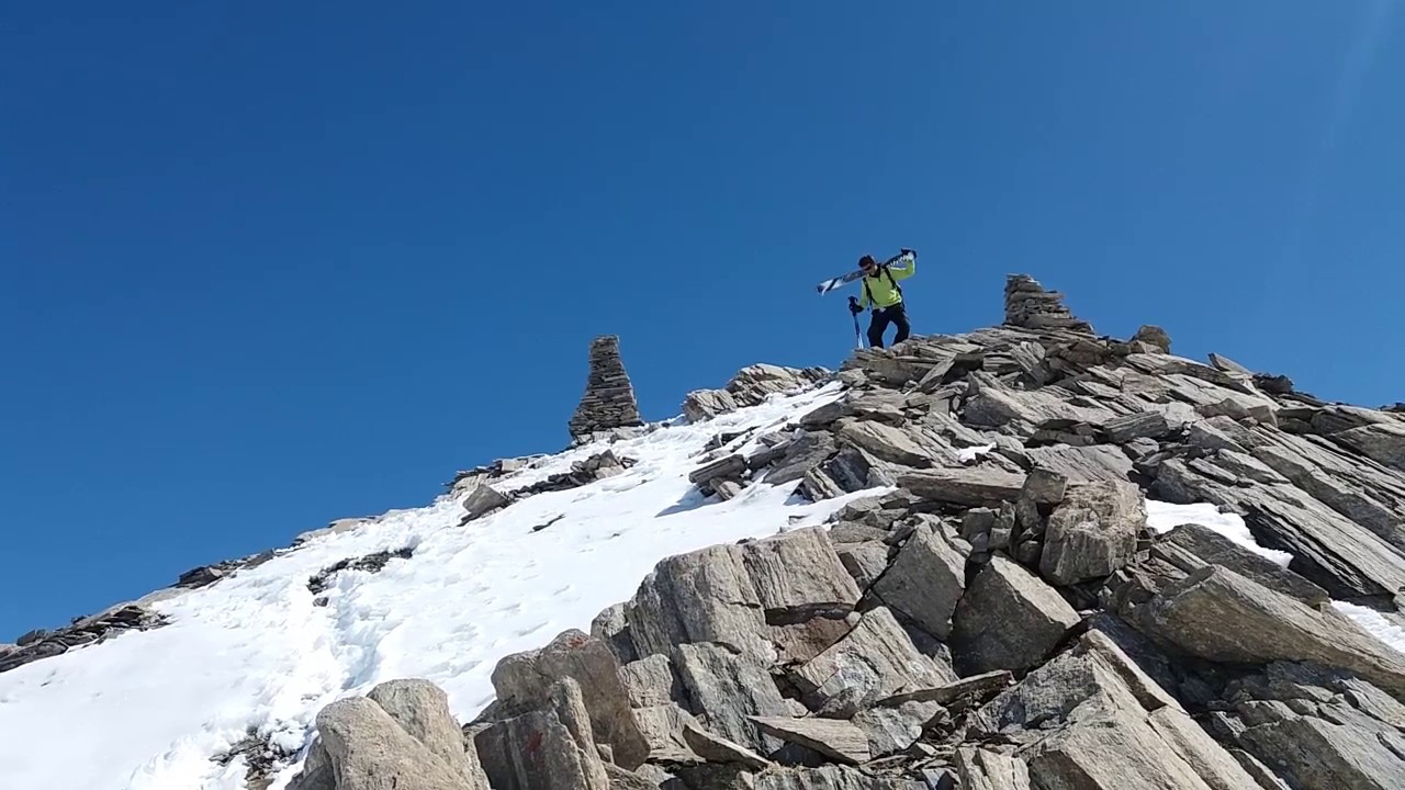 ski de rando Queyras depuis le refuge de la Blanche