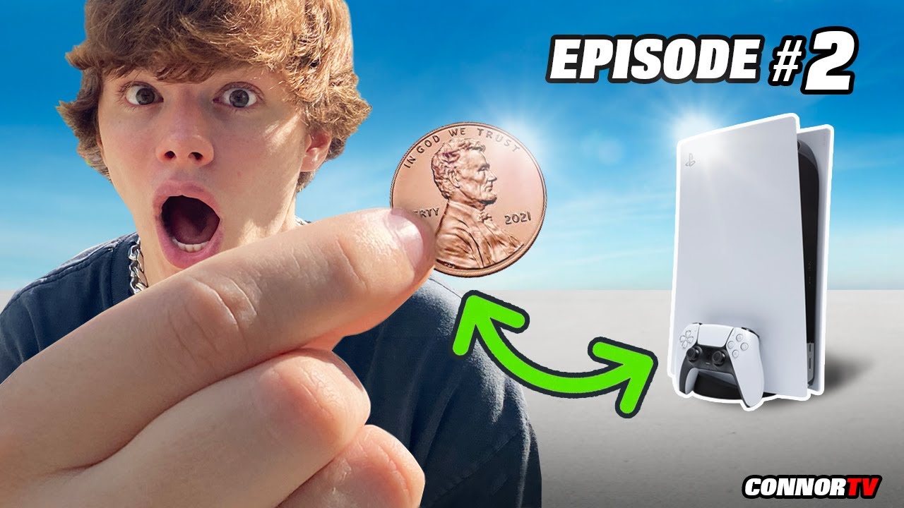 Trading a Penny FOR a PS5 PlayStation 5 **CRAZY TRADES** Episode 2