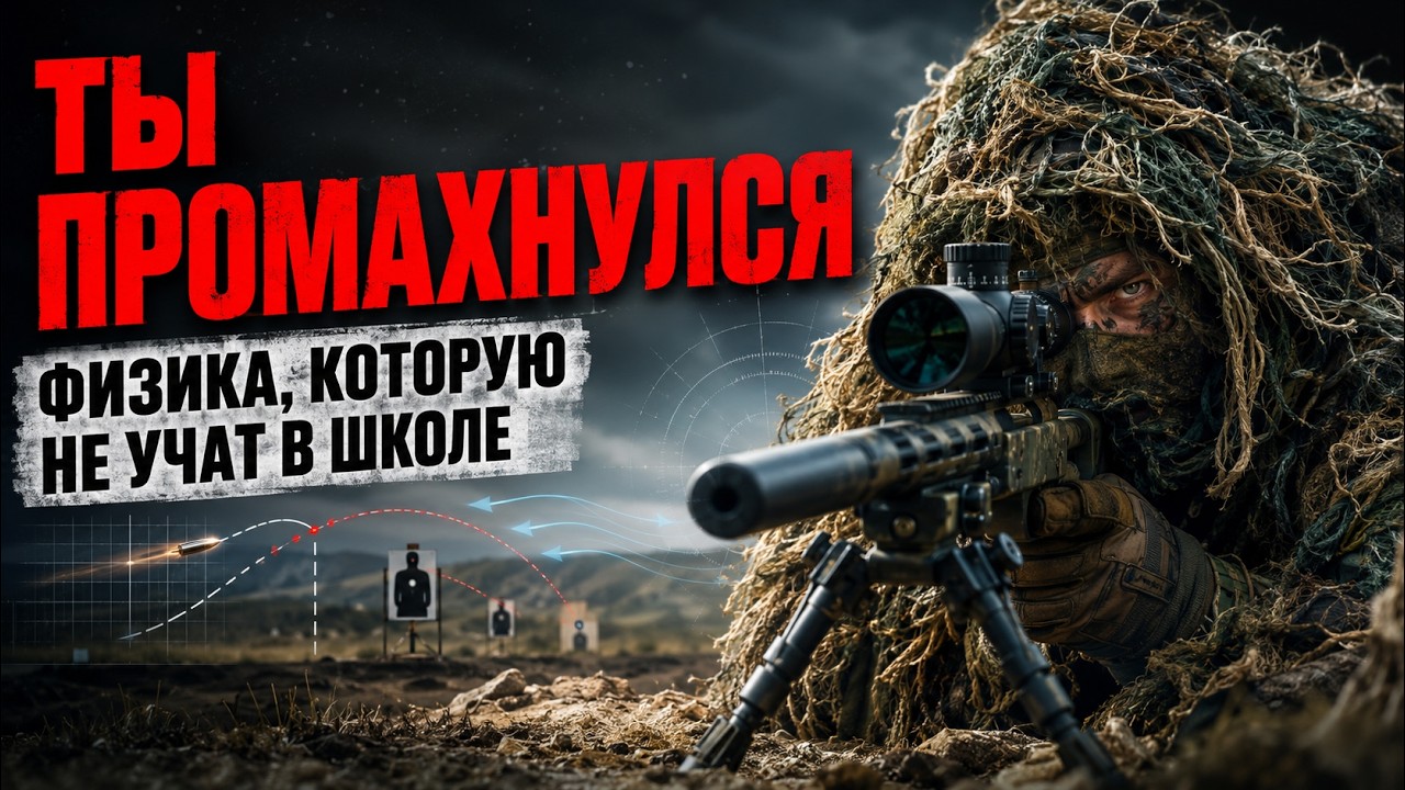 Почему пуля летит не туда, куда целишься — физика снайперского выстрела