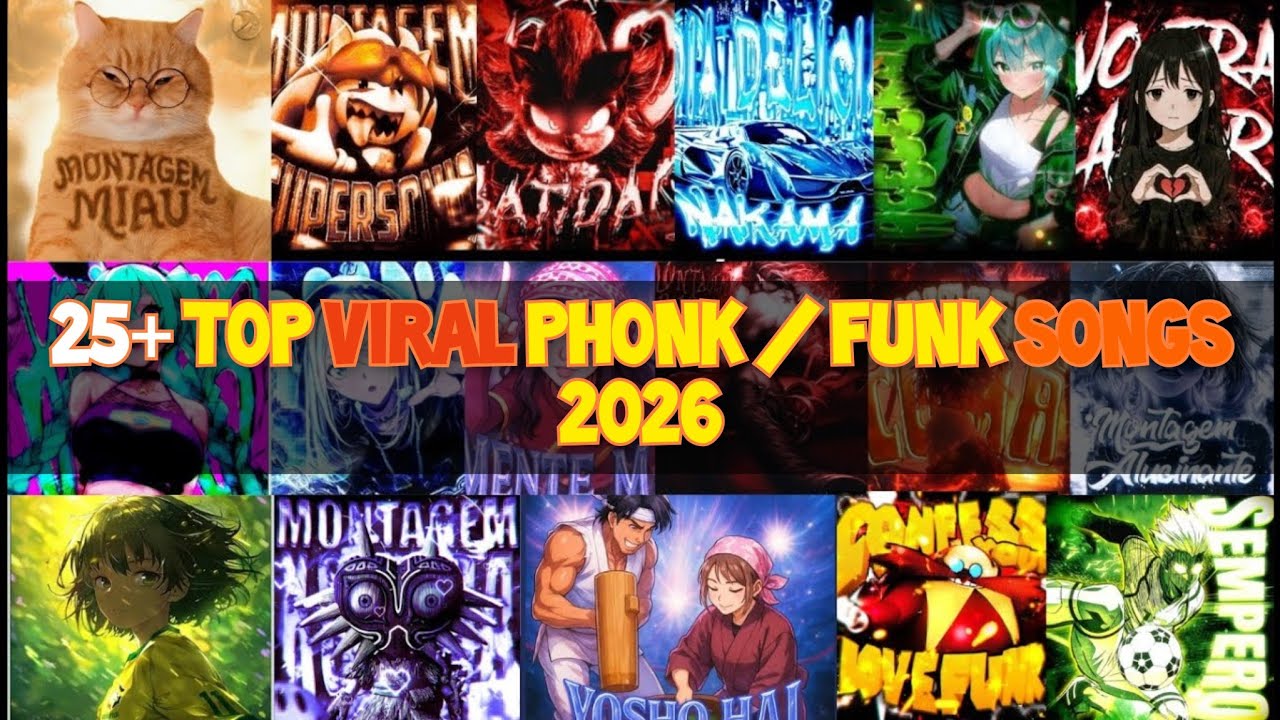 TOP 25 VIRAL PHONK/FUNK PLAYLIST 🔥 | TIKTOK PHONK 2026🔥