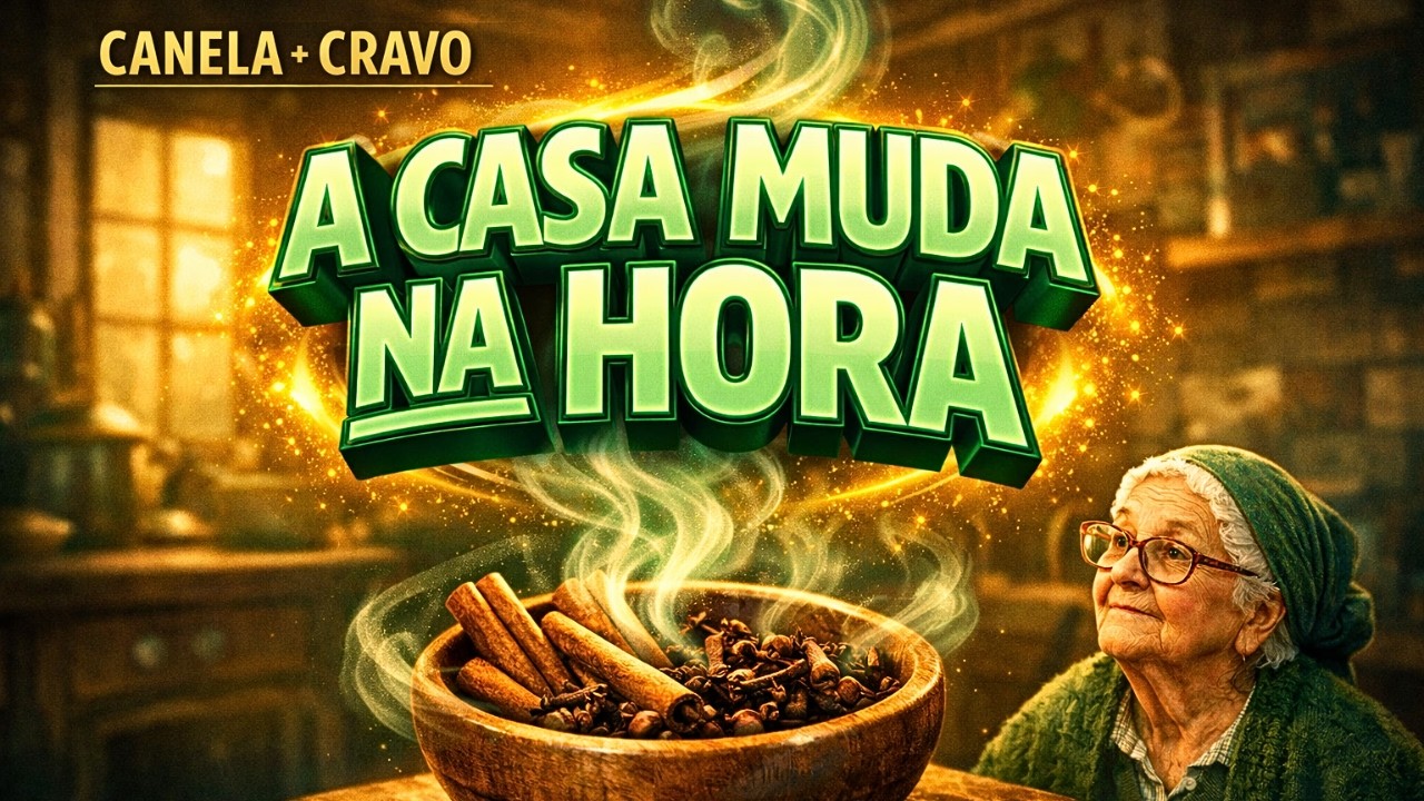 DEFUME HOJE COM CANELA E CRAVO: A CASA MUDA NA HORA