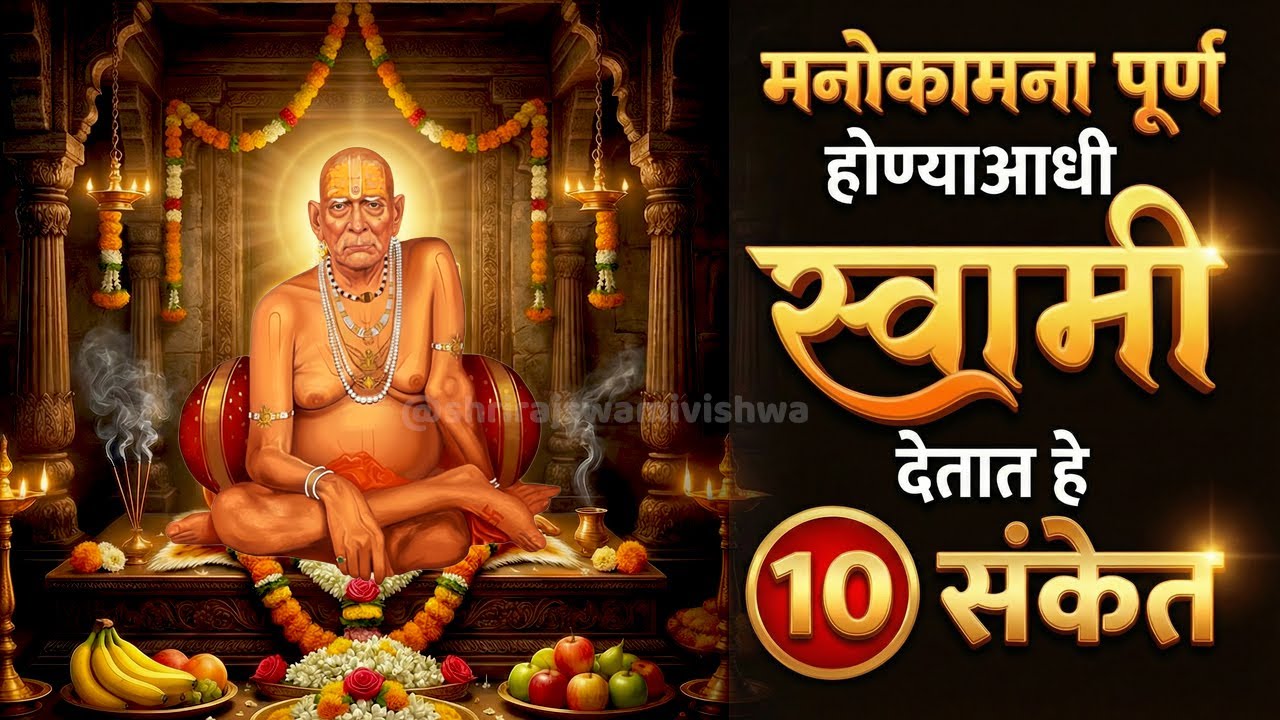 मनोकामना पूर्ण होण्याआधी स्वामी देतात हे गुप्त संकेत | श्री स्वामी समर्थ कृपेची चाहूल 🙏